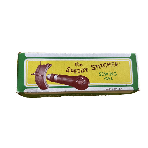 Vintage Speedy Stitcher Sewing Awl Kit Open Box - Picture 1 of 9